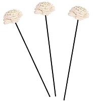 BESTOYARD 3pcs Rattan Dried Flowers Aromatherapy Machine Perfume Rattan Pole