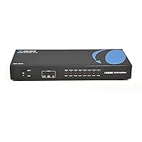 Orei 1x16 HDMI Splitter 6 Ports Proffessional HDMI Powered for Full HD 1080P & 3D Support - HD-1016