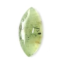 24.84 Carats TCW 100% Natural Beautiful Prehnite Marquise Cabochon Gem by DVG