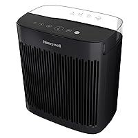 Honeywell InSight HEPA Air Purifier with Air Quality Indicator for Medium-Large Rooms (190 sq ft), Black - Wildfire/Smoke, Pollen, Pet Dander, and Dust Air Purifier