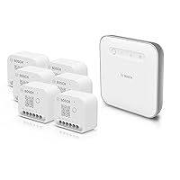 Bosch Smart Home Lighting and Shading Set, 6x Light/Roller Shutter Control II, 1x Controller II