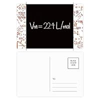 Chemistry Kowledge Molar Volume Of Gas Formula Postcard Set Thanks Card Mailing Side 20pcs