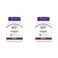 21st Century Lutein 10 mg Tablets, 60 Count (Pack of 2)