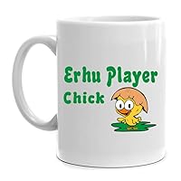 Erhu Player Chick Mug 11 ounces