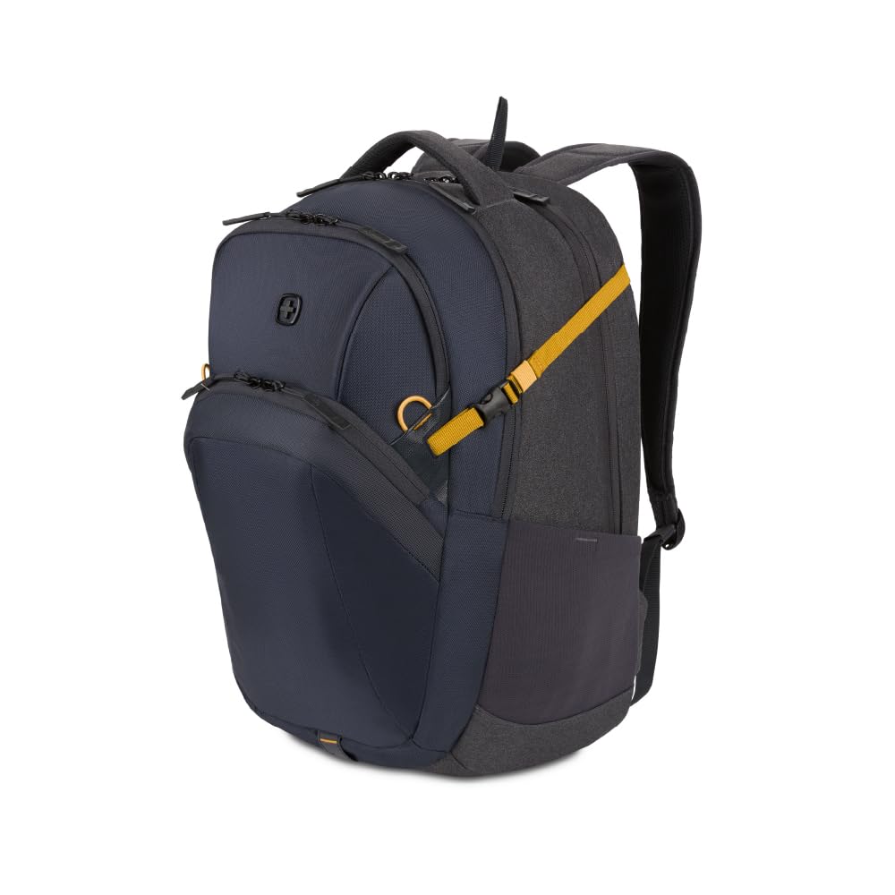 SwissGear 8169 Laptop Backpack, Navy/Charcoal Heather, 18.5 Inches