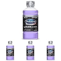 Advancedcare Plus Iced Grape Electrolyte Solution, 33.8 Fl Oz Bottle (Pack of 4)