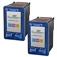 Remanufactured Ink Cartridge Replacement for HP 57 /C6657AN (Tri-Color, 2-Pack)