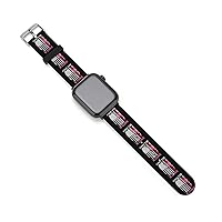 Fight for A Cure Mechanic US Flag Breast Cancer Silicone Strap Sports Watch Bands Soft Watch Replacement Strap for Women Men
