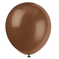 Brown Latex Balloons, 12