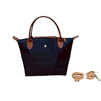 Shoulder Tote Bag for Women, Nylon Top-Handle Purse, Foldable Weekend Hobo Handbag