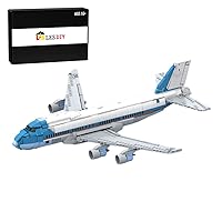 MINDEN Aircraft Model Building Blocks Set, MOC-160923 747 Air Force One Presidential Aircraft Model, for Boys and Girls, 1282PCS