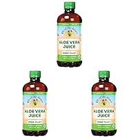 Aloe Vera Juice 32 Oz Fillet Juices & Gels (Pack of 3)
