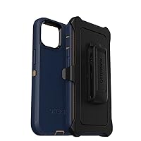iPhone 14 Defender Series Case, Blue Suede Shoes