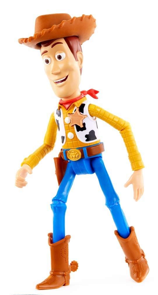 Disney Pixar Toy Story 4 True Talkers Woody Figure, 9.2 in Posable, Talking Character Figure with Authentic Movie-Inspired Look and 15+ Phrases, Gift for Kids 3 Years and Older