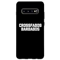 Galaxy S10+ Crossfados Barbados - Funny Smoking Drunk Vaping Drinking Case
