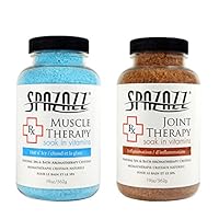 Spazazz Aromatherapy Spa and Bath Crystals -Therapy (2 Pack) (Muscular/Joint Therapy - 2 PK)