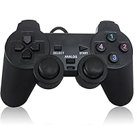 USB Wired PC Game Controller Gamepad Shock Vibration Joystick Game Pad Joypad Control for PC Computer Laptop Gaming Play