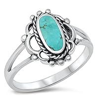 CHOOSE YOUR COLOR Sterling Silver Ornate Bali Fashion Ring
