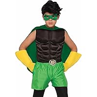 Rubie's Child's Forum Super Hero Muscle Chest Piece Costume Accessory, Black