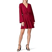 Rent The Runway Pre-Loved Berry Tie Front Dress
