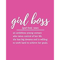 Inspirational Notebook Diary Gift for Women Entrepreneurs: Girl Boss | Motivational Quote Journal Gift for Entrepreneurs Friend Colleague: Lined 150 pages 8