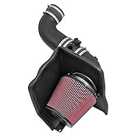 K&N Cold Air Intake Kit: Increase Acceleration & Towing Power, Guaranteed to Increase Horsepower up to 24HP: Compatible with 6.6L, V8, 2015 CHEVROLET/GMC (Silverado, Sierra, 2500 HD, 3500 HD), 57-3087