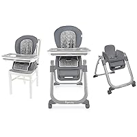 Ingenuity SmartServe 4-in-1 High Chair with Swing Out Tray – Connolly – High Chair, Toddler Chair, and Booster