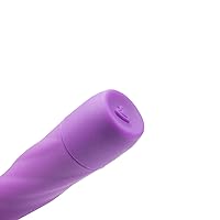 Twist Vibe Textured Silicone Vibrator for Vagina G Spot Clitoris Stimulation 10 Function Vibrator Smooth Touch Waterproof Quiet Powerful Adult Sex Adult Toy Gift for Women Couples (Orchid)