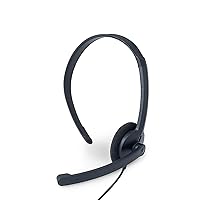 Verbatim Mono 3.5mm Headset with Microphone and in-Line Remote,Black