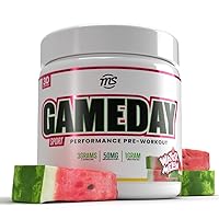 Man Sports Game Day - Sport Pre-Workout, Watermelon Flavored Energy Drink Mix with Natural Caffeine, 330g, 30 Days Supply