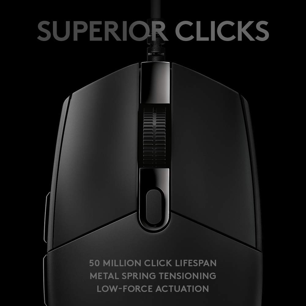 Mua Logitech G PRO Hero Wired Gaming Mouse, 12000 DPI, RGB Lightning, Ultra  Lightweight, 6 Programmable Buttons, On-Board Memory, Compatible with  PC/Mac - Black trên Amazon Mỹ chính hãng 2023 | Giaonhan247
