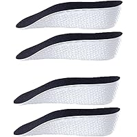 High Pads 1.0,Heel Lifts,Adjustable Heel Lift,The First Height Insoles (Black, 1.37in/3.5cm)