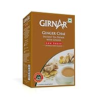 Girnar Instant Chai (Tea) Premix With Ginger Unsweetened, 10 Sachet Pack