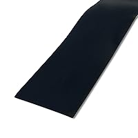 Rubber Strip, Buna-N, Rubber Width 4 in, Rubber Length 1 ft, Rubber Thickness 1 in, 70A, Plain Backing