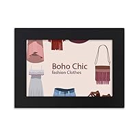 Bohe mia Wind Fashion Clothes Girl Desktop Photo Frame Ornaments Picture Art Painting Gift
