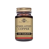 Chelated Copper Tablets, 100 Count