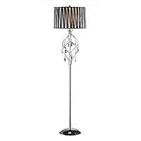 OK-5123f 63-Inch Lady Crystal Floor Lamp