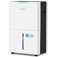 5,000 Sq. Ft Dehumidifier for Basements and Home, Aiusevo 52 Pint Dehumidifiers with Drain Hose Ideal for Large Room, Bedroom, Quietly Removes Moisture, 3 Modes Deshumidificador, Child Lock, 24H Timer