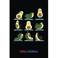 Yoga Journal: Avocado Yoga For A Flat Tummy Meditation Funny Lover | Yoga Log Book And Journal To Track And Record Sessions | Gifts For Yoga Lovers, ... To Record Your Practice: 6