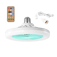 Fan Light30W Ceiling Fan E27 with Led Light Remote Control 360°Rotation Cooling Electric Fan LampsChandeliers for Room Home Decor