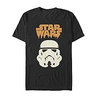 STAR WARS Men's Halloween Spooky Stormtrooper Helmet T-Shirt