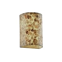 ALR-1265-LED2-2000 Alabaster Rocks-Large Cylinder-Open Top & Bottom Wall Sconce (No Metal) LED
