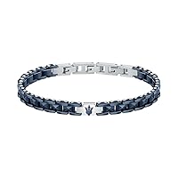 Maserati bracelet in steel and ceramic for man