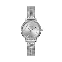 Guess Jewel Quartz Crystal Silver Dial Ladies Watch W1289L1