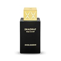 Swiss Arabian Shaghaf Oud Aswad - Lasting And Addictive Personal EDP Spray Fragrance - A Seductive, Signature Aroma - The Luxurious Scent Of Arabia - 2.5 Oz