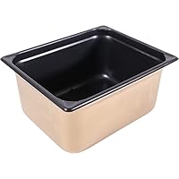 Kanda 034102 Non-Stick Hotel Pan, 1/2 (12.8 x 10.4 inches (32.5 x 26.5 cm), Depth 5.9 inches (15 cm), Capacity 2.3 gal (10 L), Commercial Use, HG 18-8, Stainless Steel