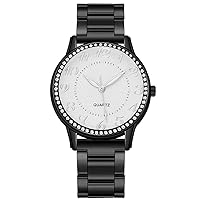 Women Diamond Luminous Watch, Ladies Casual Steel Band Quartz Watch, Gift for Mother, Wife and Friends