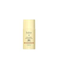 Babo Botanicals Daily Sheer Tinted Mineral Sunscreen Fluid SPF50 - Natural Zinc Oxide - Passion Fruit Oil - Golden-Hued Tint - Fragrance Free - Ultra-Lightweight - For Face - For all ages