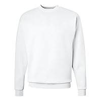 Hanes P160 Hanes ComfortBlend EcoSmart Crew Sweatshirt, white ,2XL