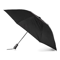 Totes Reverse Close Folding Inbrella with Auto Open Close and Compact, Windproof Design